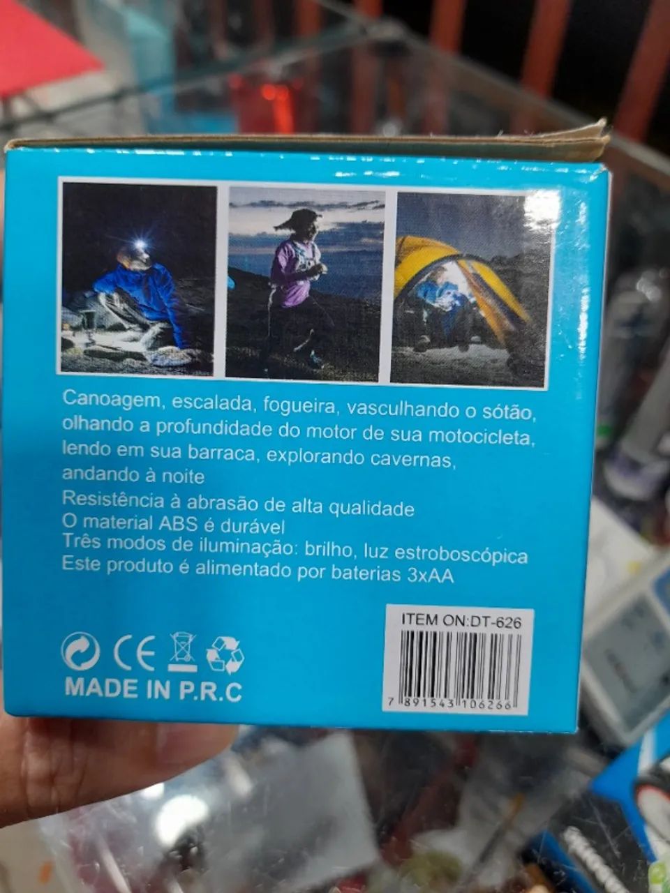 Lanterna da Cabeça a pilha - Foto 3
