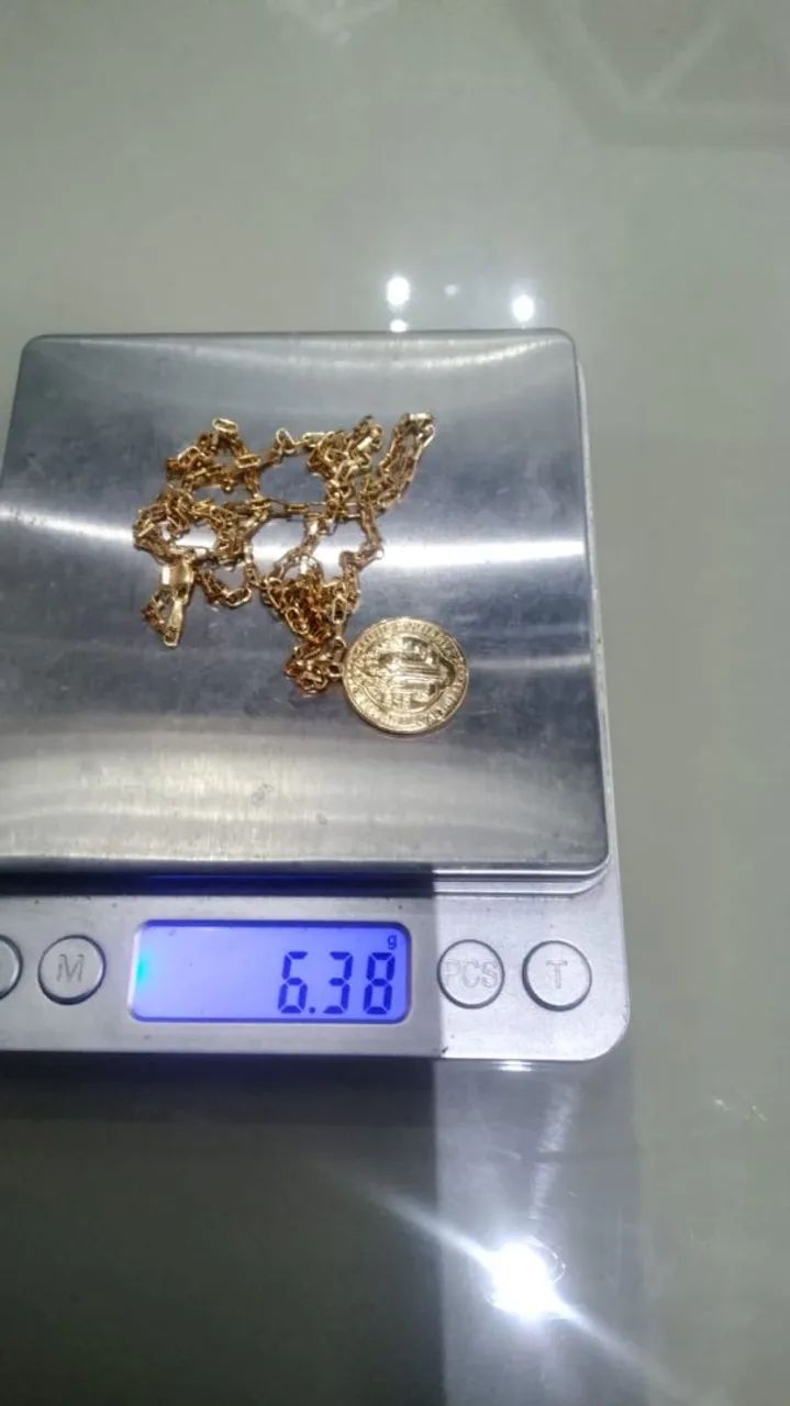 Corrente de ouro São Bento  - Foto 2