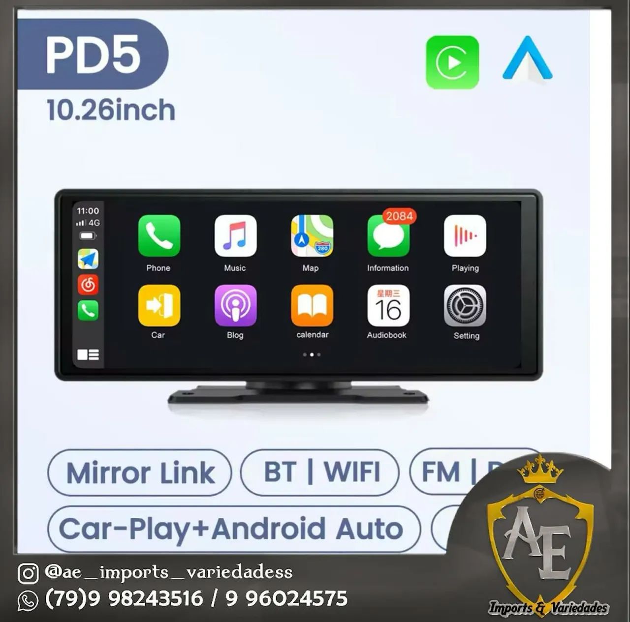 Multimídia 10 polegadas portátil 