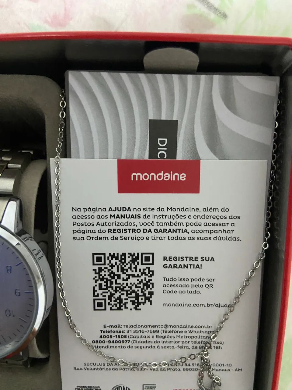 Lindo relógio Mondaine