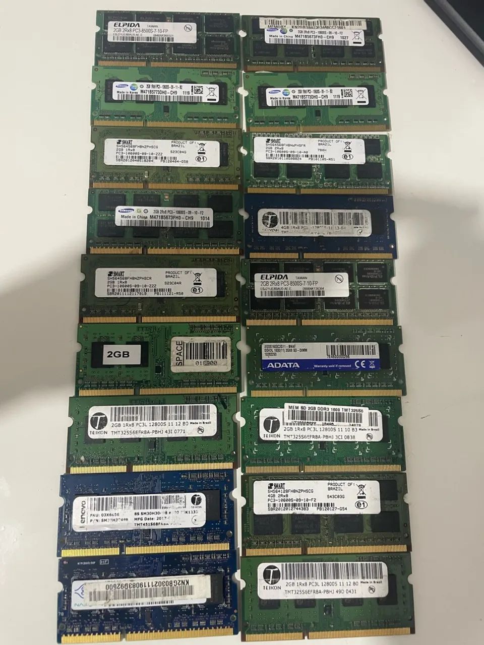 Pentes de memória DDR3