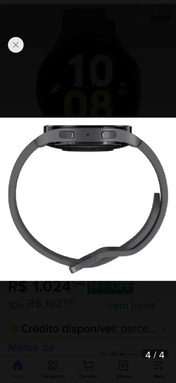 Galaxy Watch 5 novo, caixa aberta - Foto 4