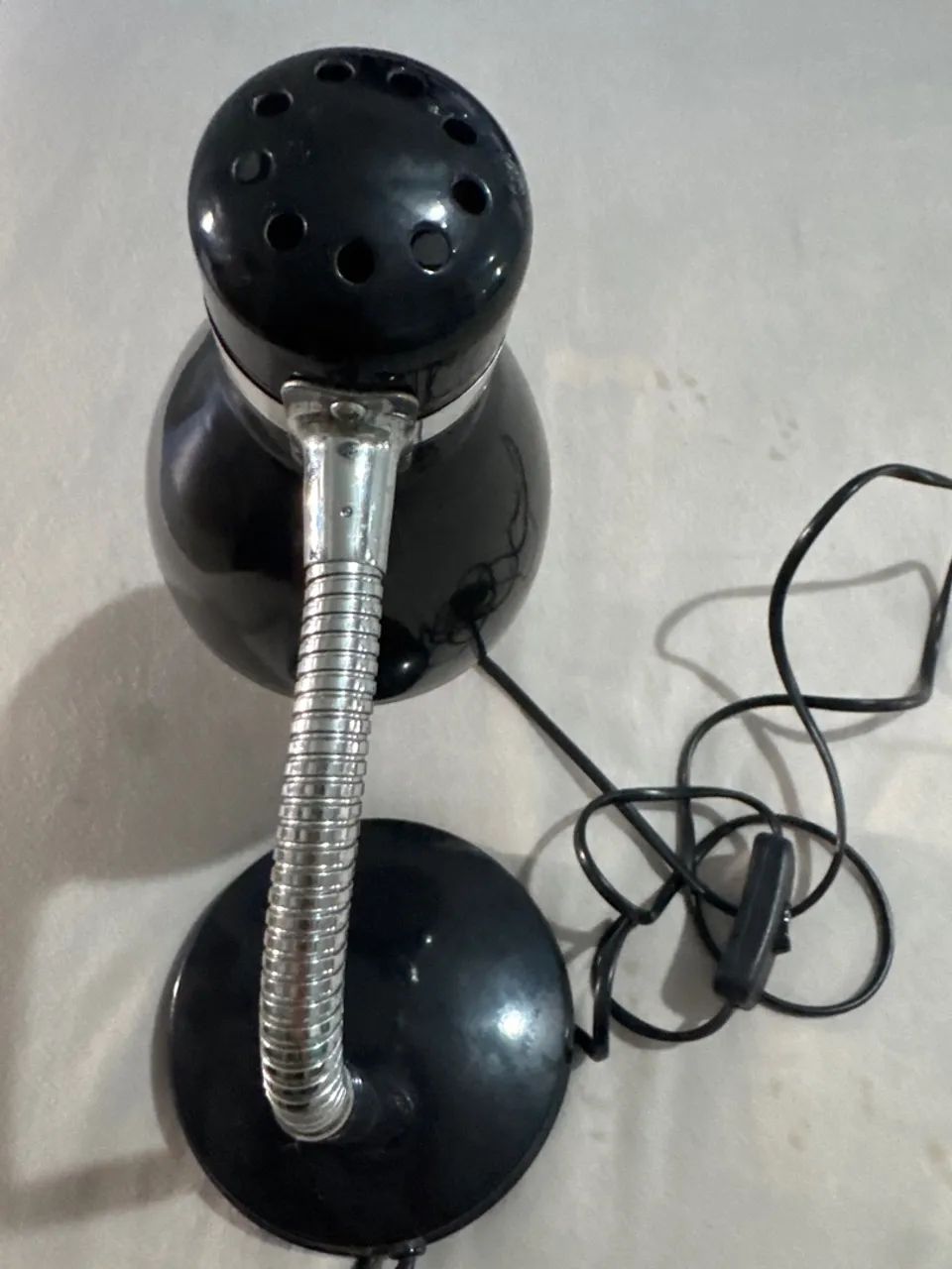 Lâmpada de mesa Velador, clipe flexível E27, adequado para LED - Foto 2