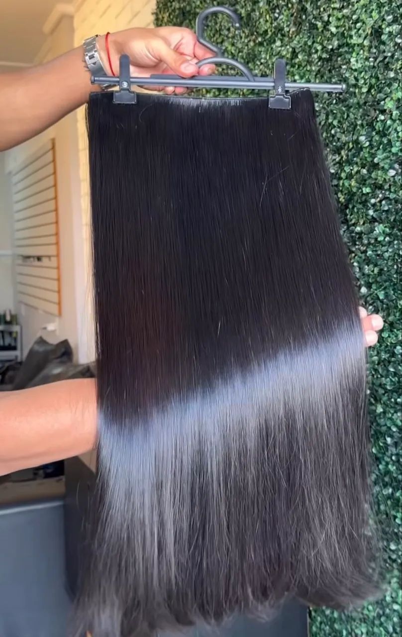 Cabelo brasileiro 55 cm 150 gramas  - Foto 2
