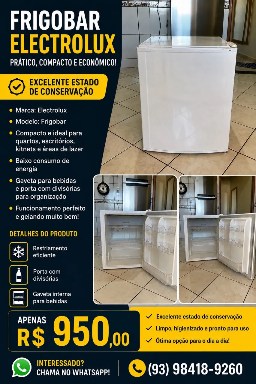 Frigobar Eletrolux em perfeito estado 