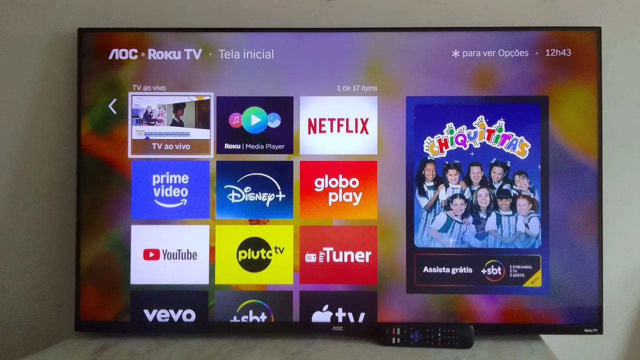 TV AOC 43 POLEGADAS SMART 4K  - Foto 2