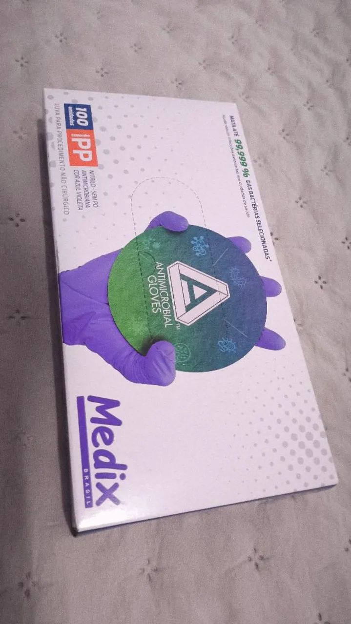 Luvas amg Medix antimicrobiana pp