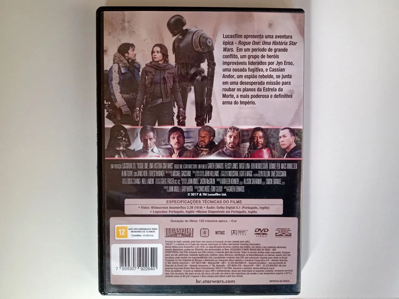 DVD "Rogue One" (100% original) - Gareth Edwards<br> - Foto 2