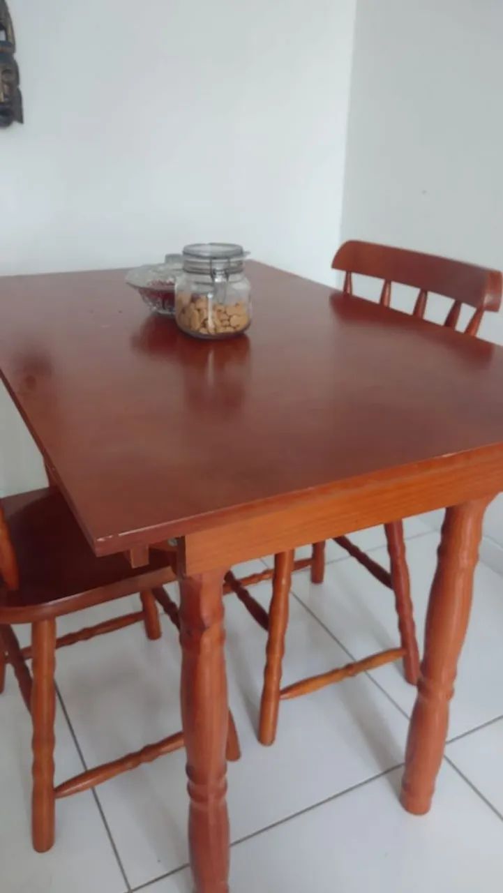 Mesa retangular+ 2 cadeiras - Foto 5