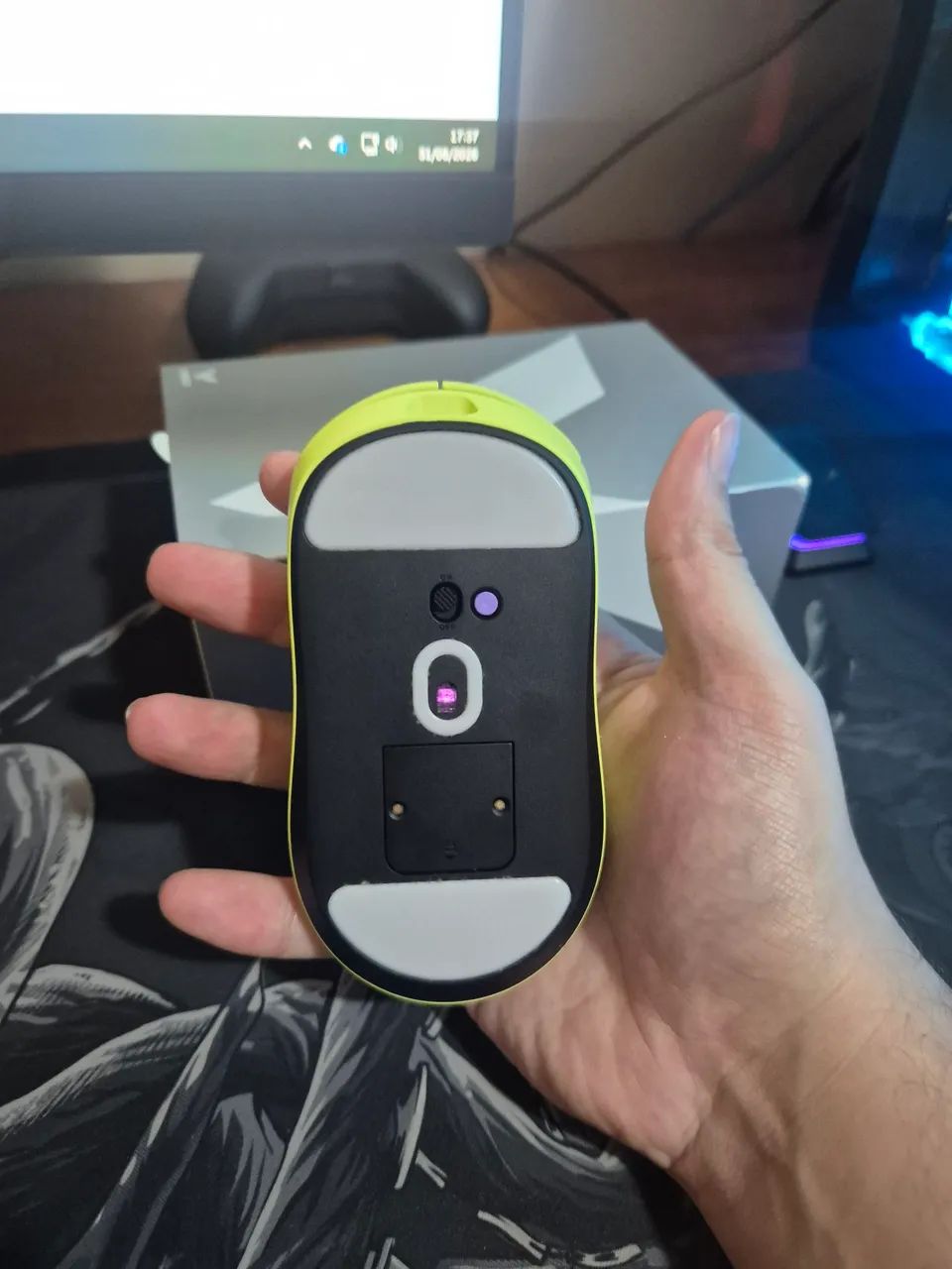 Rapoo VT2 Max Amarelo + Base de carregamento - Foto 4