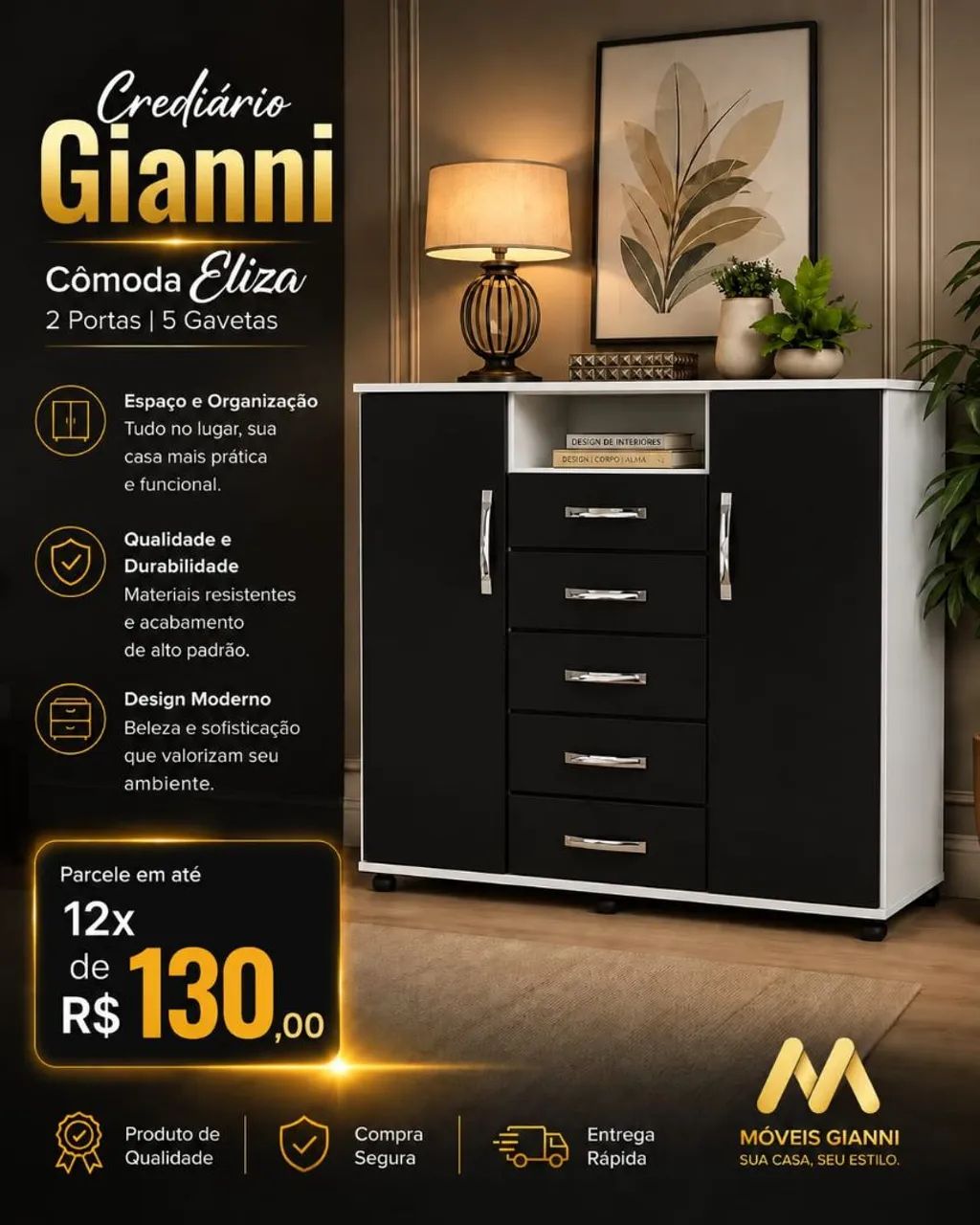 CÔMODAS CREDIÁRIO  - Foto 4