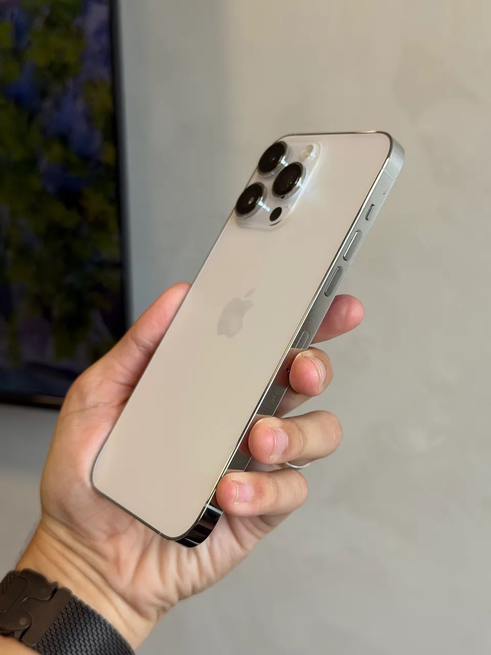 iPhone 14 Pro Max 128gb Branco Chip físico  - Foto 4
