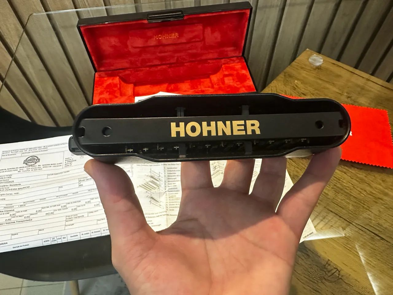 Gaita profissional  harmônica  Hohner CX-12