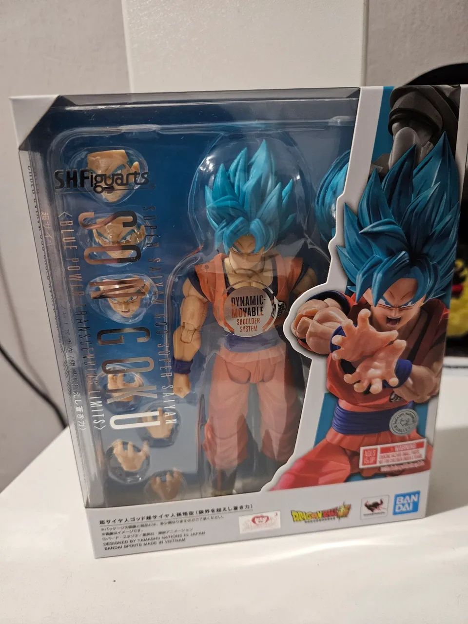 Goku Blue SHFiguarts Bandai (Lacrado)