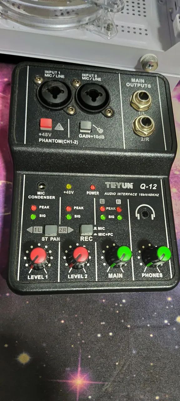 Mesa de som Teyun Q-12