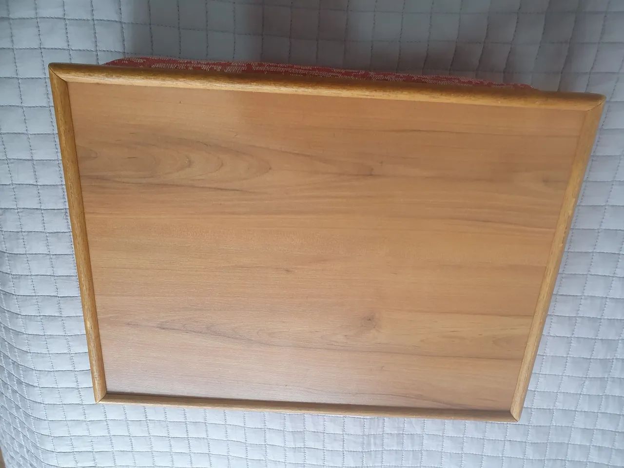 Suporte notebook/mesa portátil de madeira para café da manhã 
