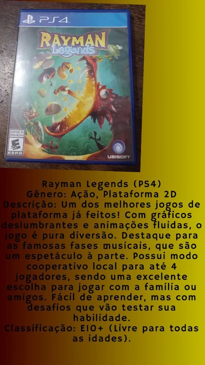 Rayman lagends Playstation 4