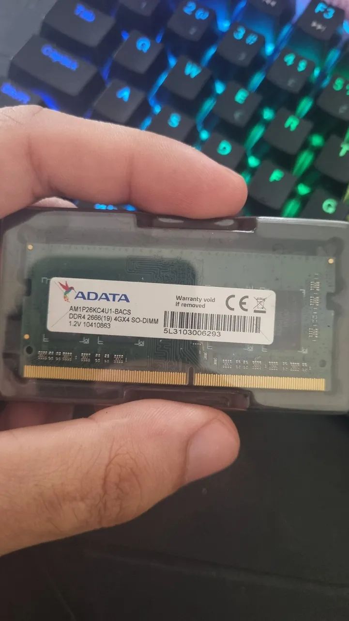 Memoria ram para notebook ddr 4