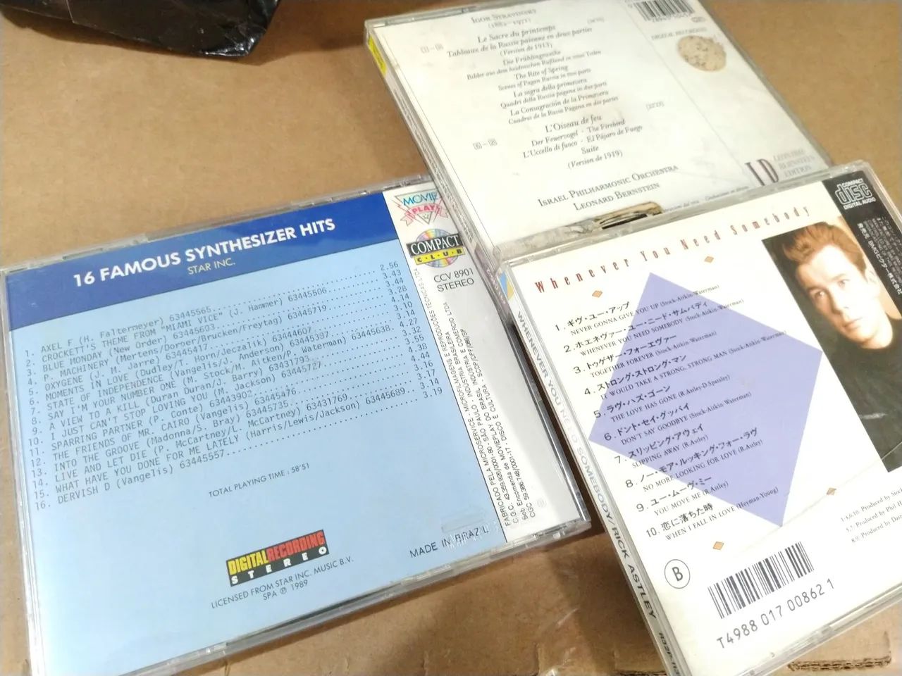 CD Rick astley / synthetizer famous cover/ Igor stravinsky - Foto 2