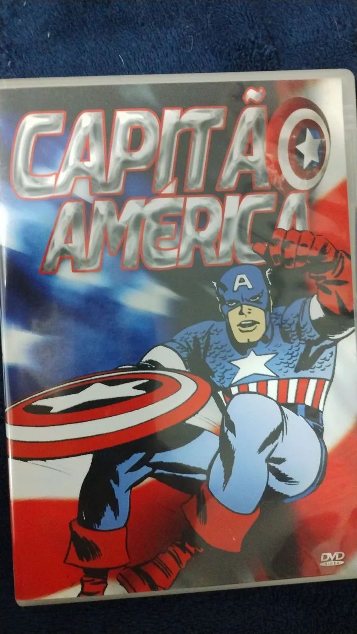 DVD desenho do capitão América 