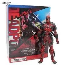 ACTION FIGURE DEADPOOL ARTICULADO PLAY ARTS KAI VARIANT CAIXA ORIGINAL MARVEL - Foto 4