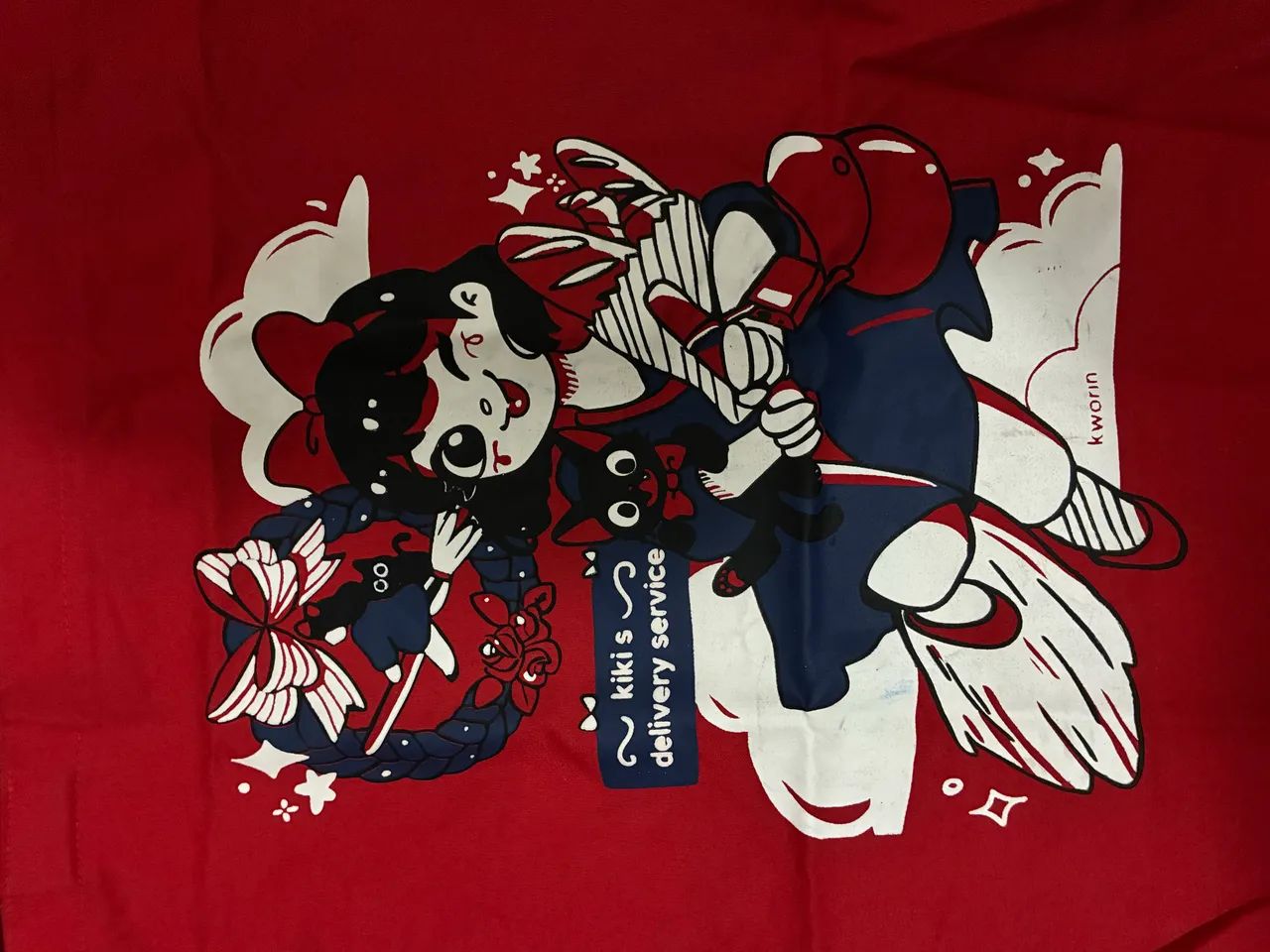 ecobag kiki's delivery service vermelha - Foto 2