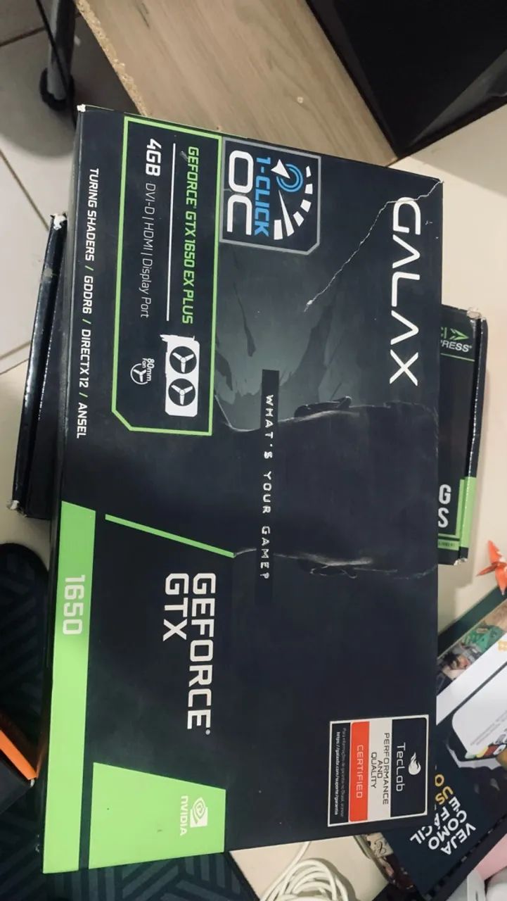 Placa NVIDIA 1650 da Galaxy - Foto 2