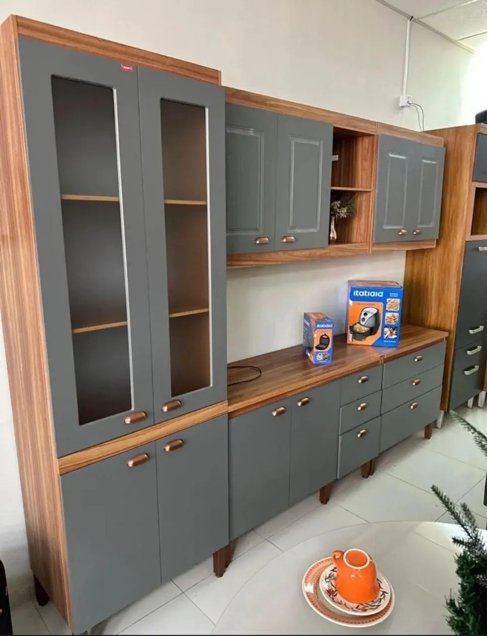 Armário de cozinha jessica em MDF 