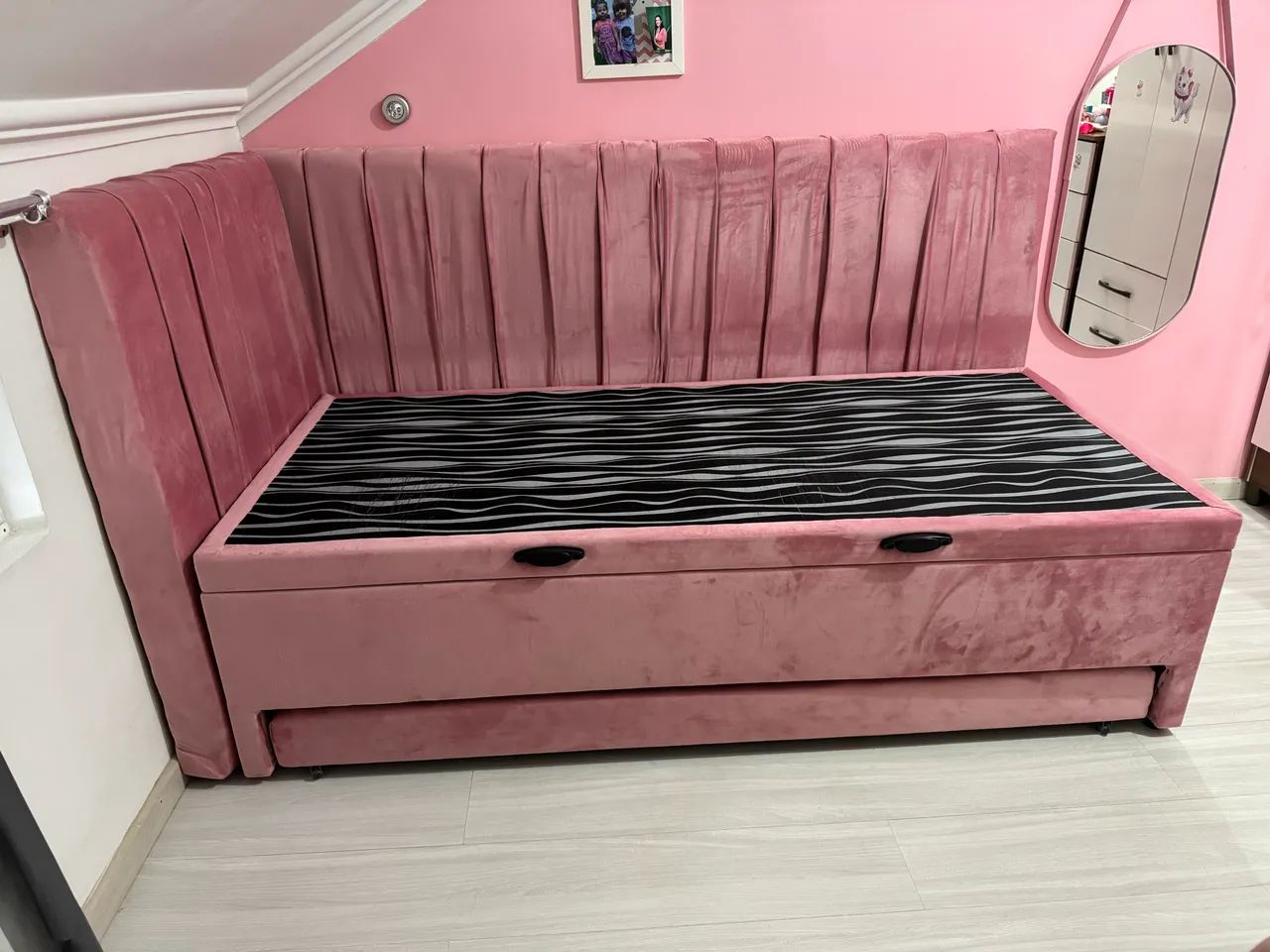 Vendo base box baú com cama auxiliar - Foto 4