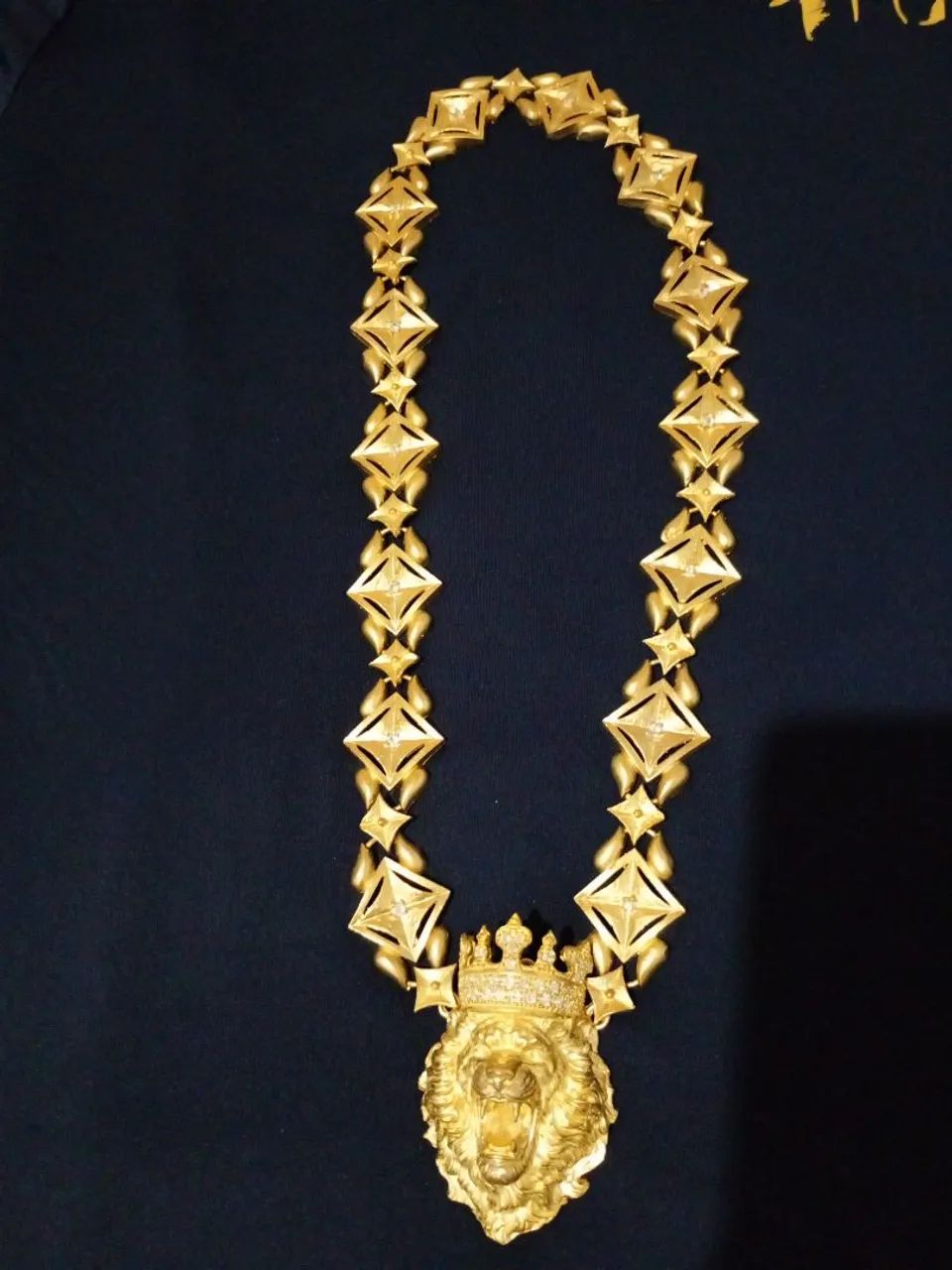 Cordão khalifa, pingente idêntico a ouro. - Foto 5
