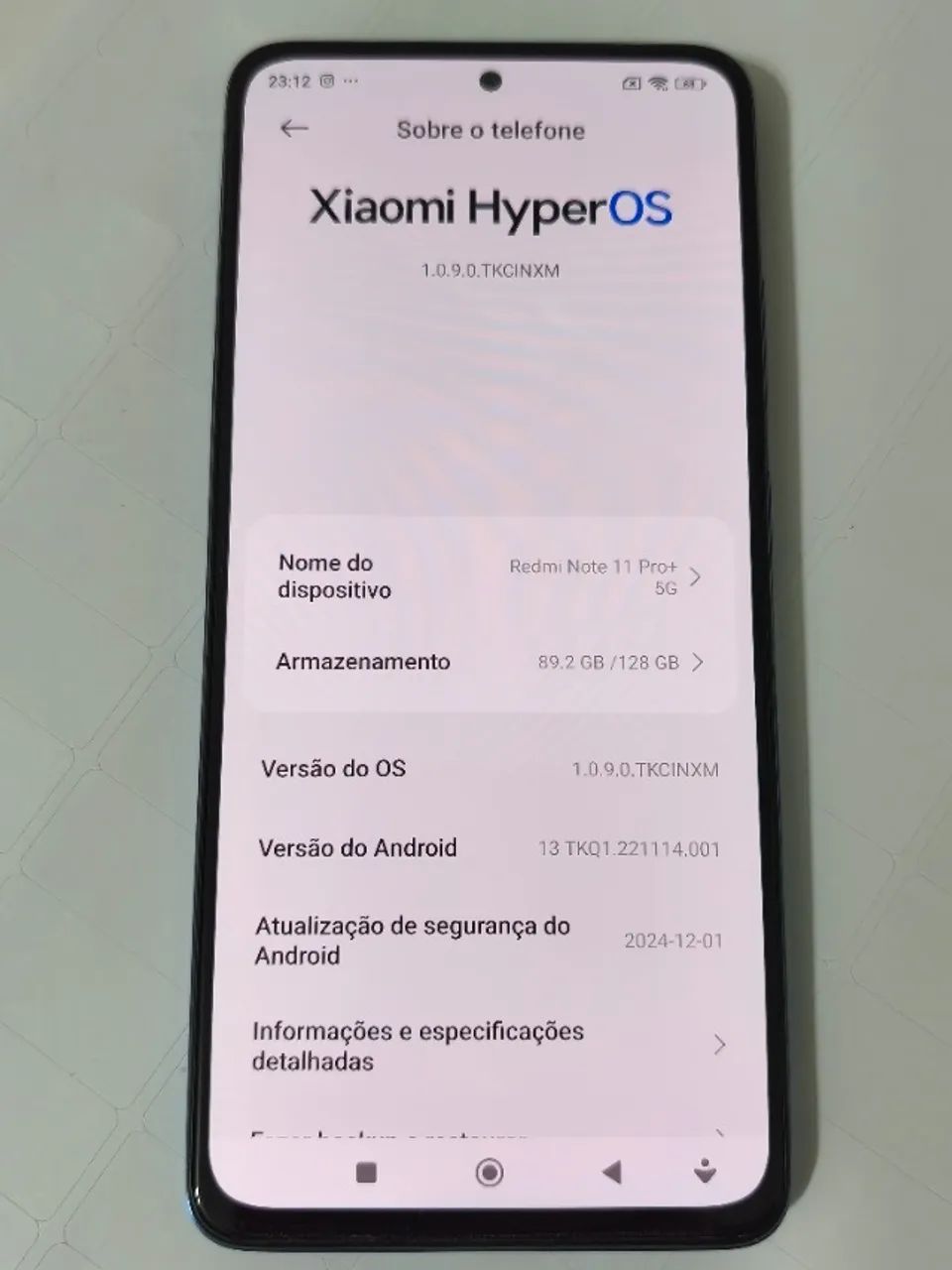 Redmi Note 11 Pro+ 5G Mirage Blue 8GB / 128GB - Foto 3
