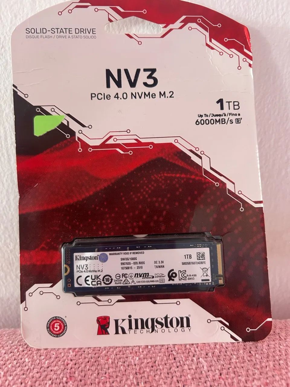 SSD Kingston NV3 M.2, 1TB - Foto 2
