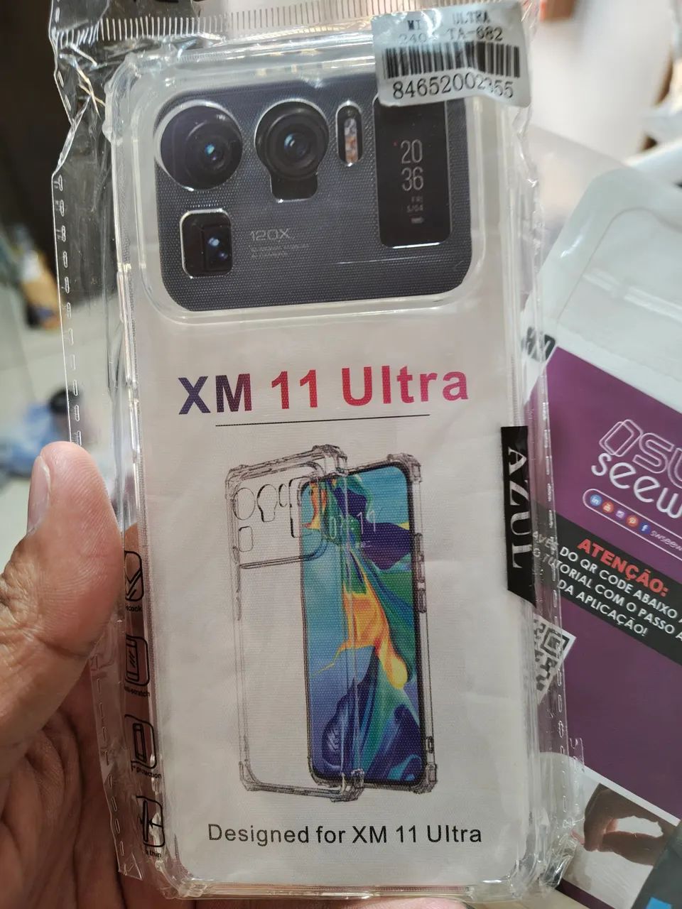 Capa e película traseira para Xiaomi 11 ultra  - Foto 5