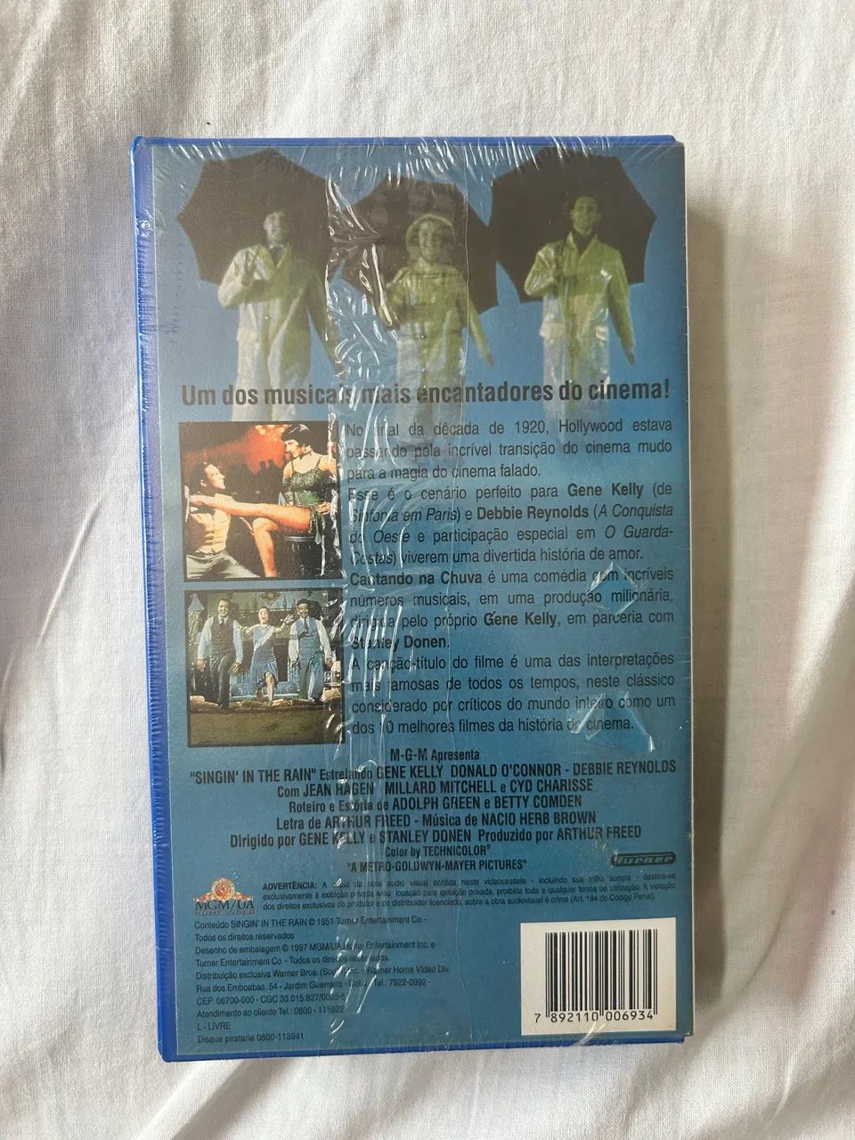 fita vhs clássico musical cantando na chuva - lacrado - DVD, Blu
