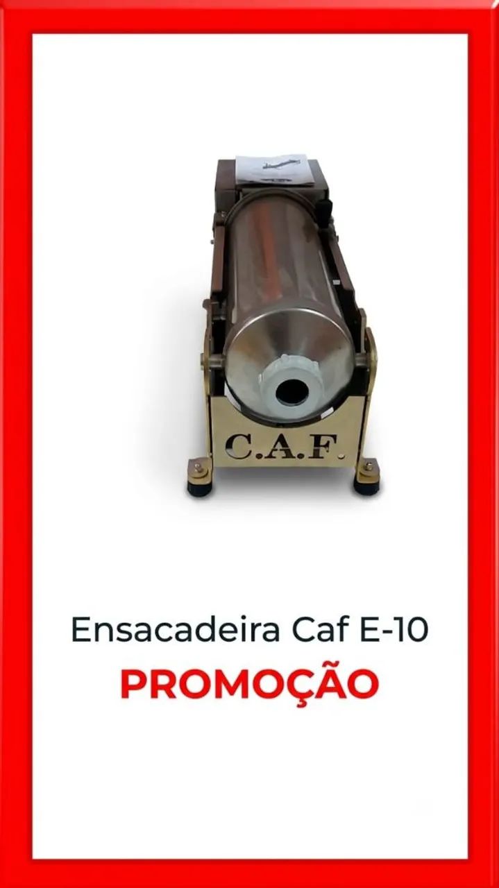 Ensacadeira E-10 CAF inox nova - Foto 2