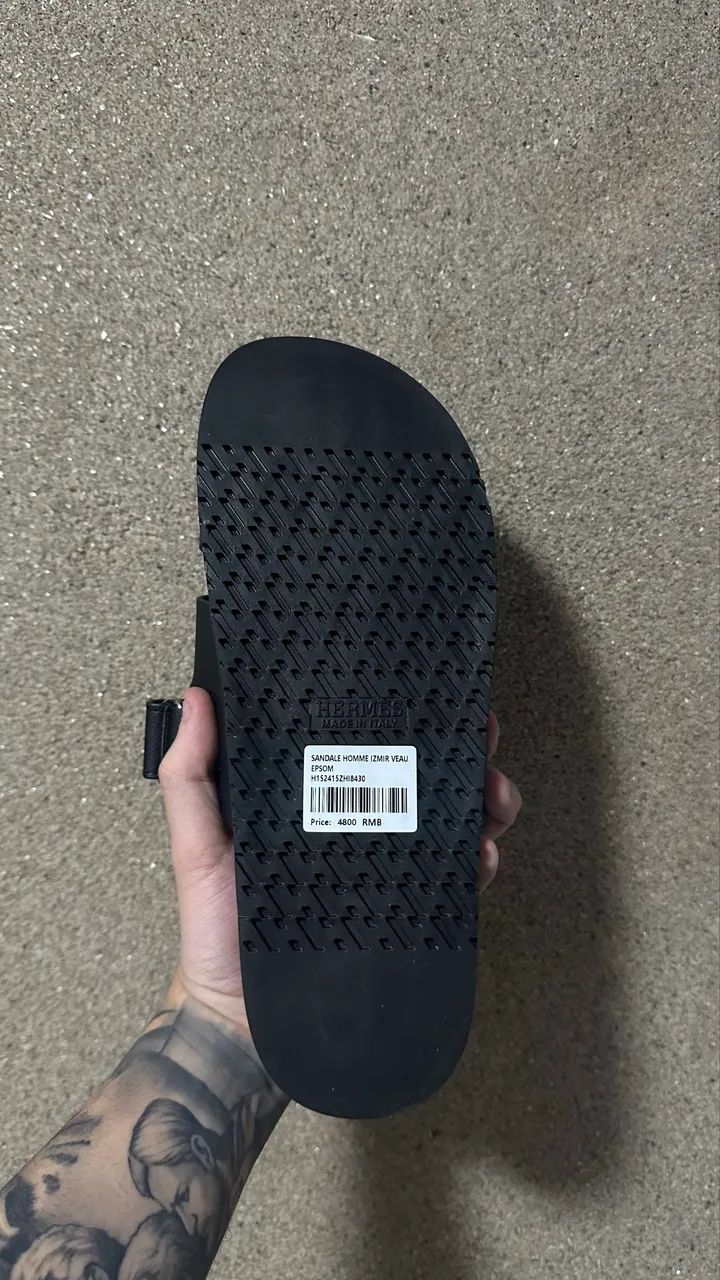 Chinelo Hermes chypre 1:1 - Foto 3