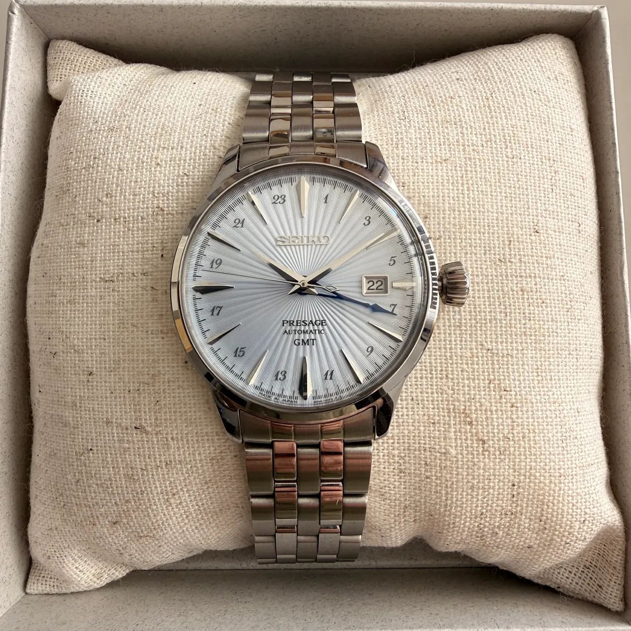 Seiko Presage Cocktail Time GMT Skydiving SSK037J1