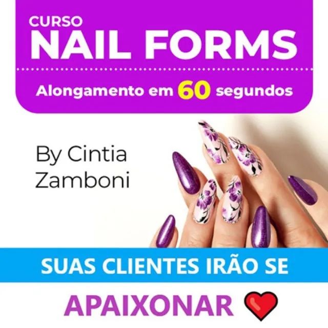 CURSO DE CUTILAGEM RUSSA + NAIL FORMS - Foto 2