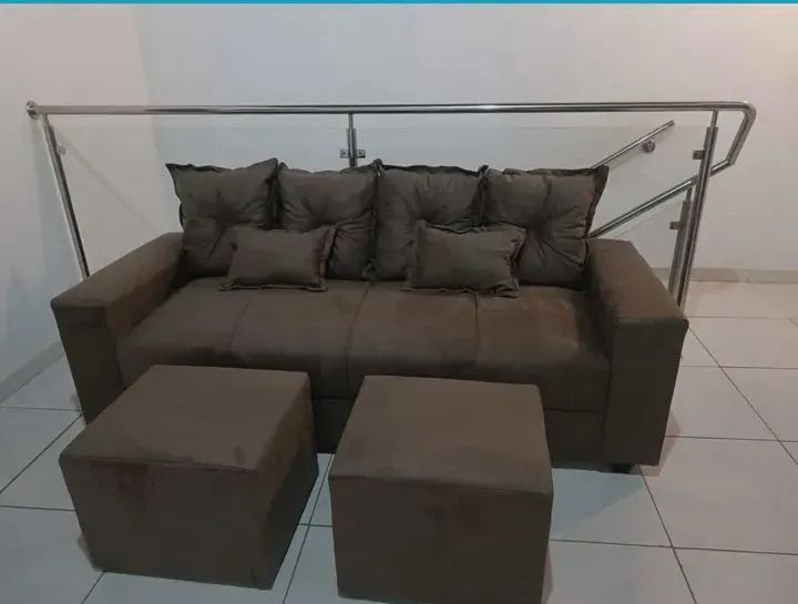 Sofá 4 lugares com 2 centro - Foto 5