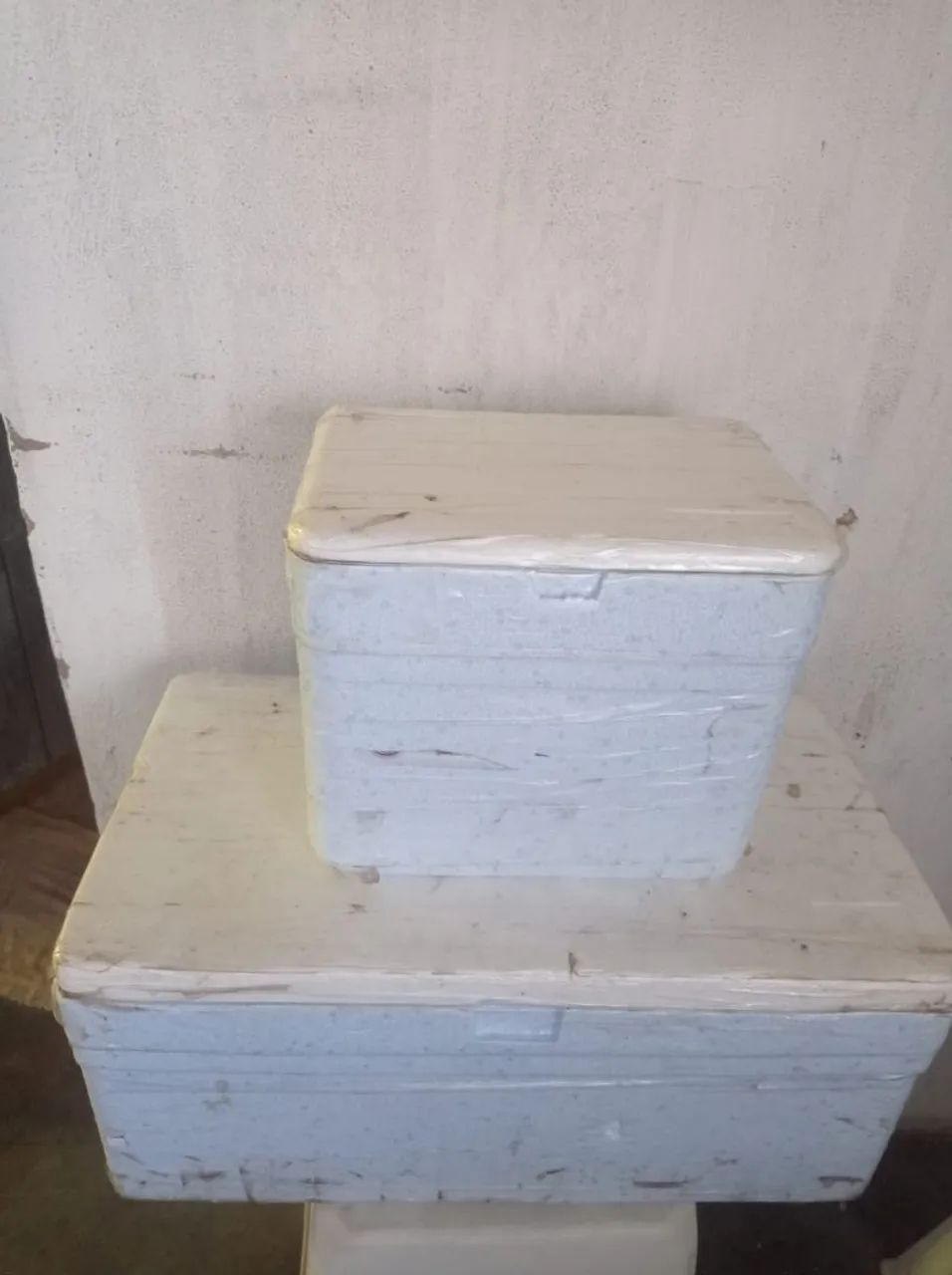 Vendo isopor de 8 litros ,  22 litros 
