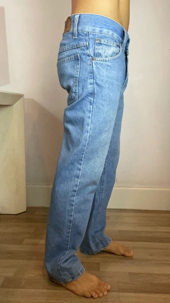 Calça Jeans Luidgi Specciale CLARO Lavagem Média - Foto 3