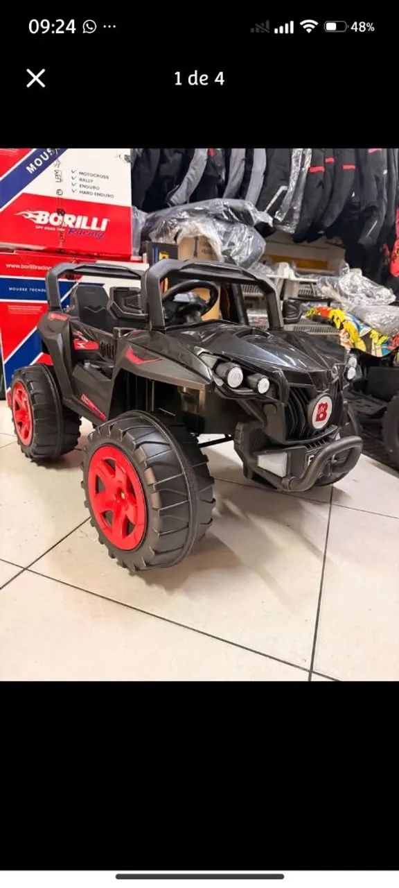 Jeep elétrico infantil 