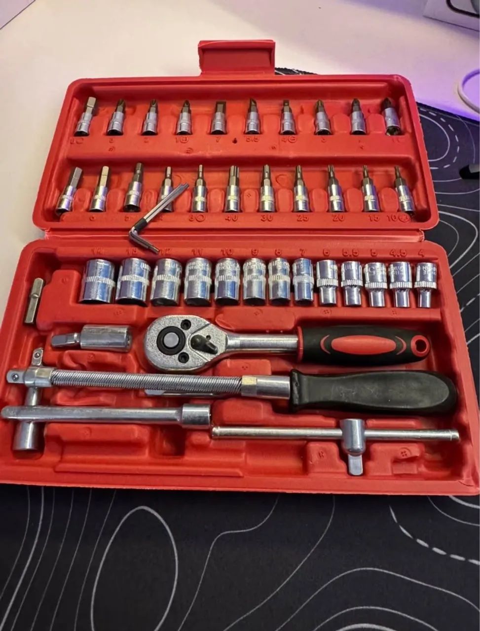 Kit de chaves socket 46 peças  - Foto 3