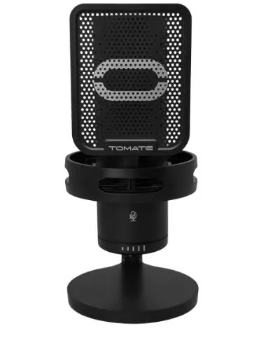 Microfone Gamer Usb Unidirecional Rgb Com Fone E Pop Filter - Foto 2
