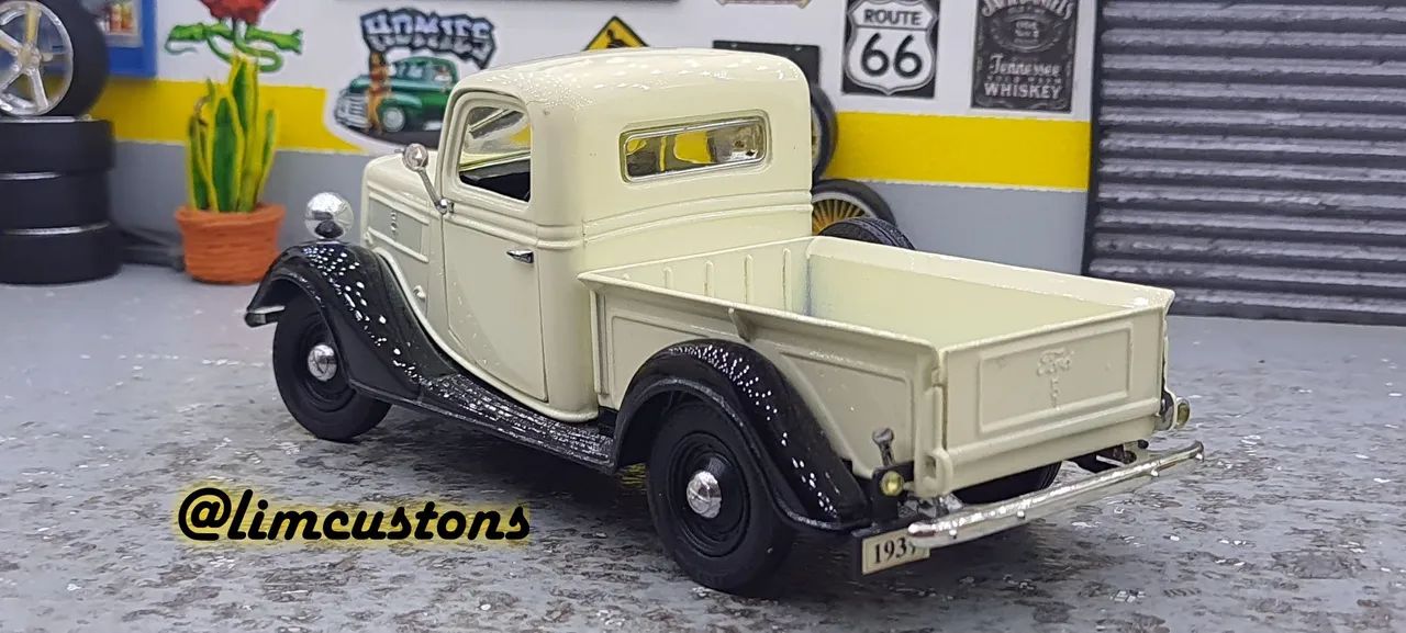 Miniaturas 1:24 - Pickup Ford 1939 Saico - Foto 4