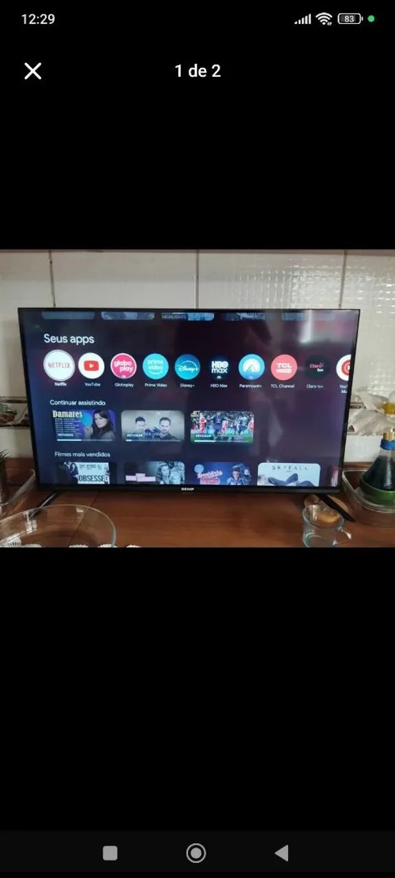 Vendo essa tv 32 polegadas semi nova 