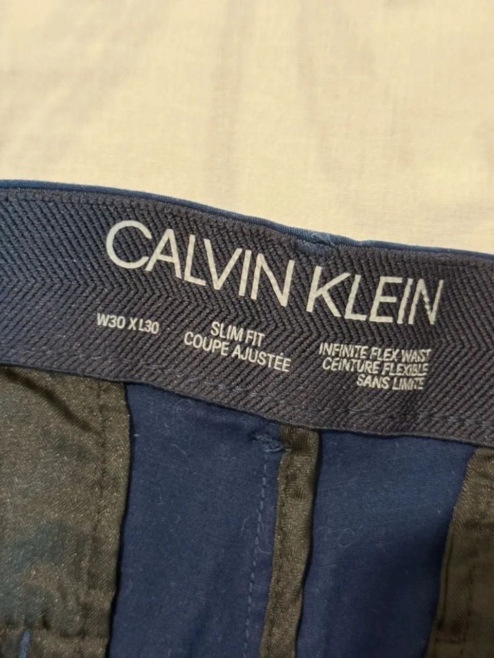 Calça Calvin Klein azul 40  - Foto 4
