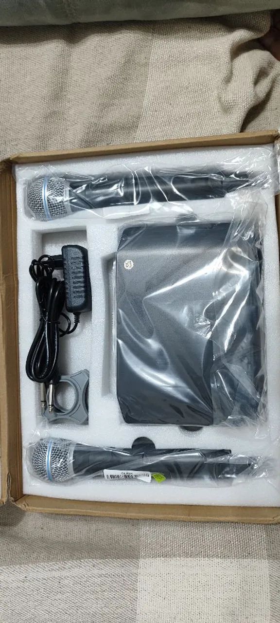 Par de Microfones Wireless, Novos , Funcionando Perfeitamente. - Foto 4