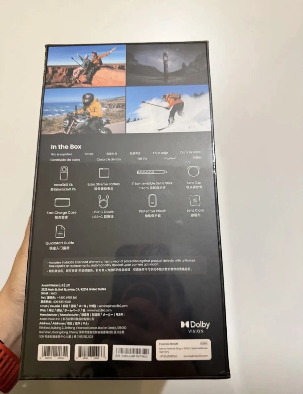 Câmera INSTA360 X6 Essentials Bundle - Foto 3