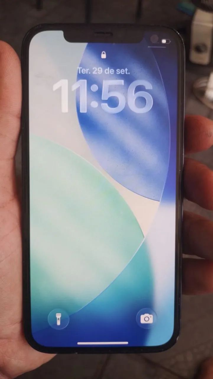 IPhone 12 128Gb Face ID funcionando perfeitamente, 81%de bateria,chama Whats * - Foto 2